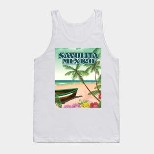 Sayulita Mexico beach poster Tank Top